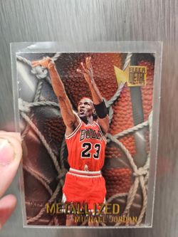 1996-97 Fleer Metal Metallized Michael Jordan Card