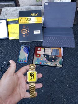 $1000! You can have New M1 Ipad Air 5th 2022 & Nike edition T-mobile unlocked Apple watch 64GB & 256GB gold iPhone 13 pro max or Trade for PSA Pokémon