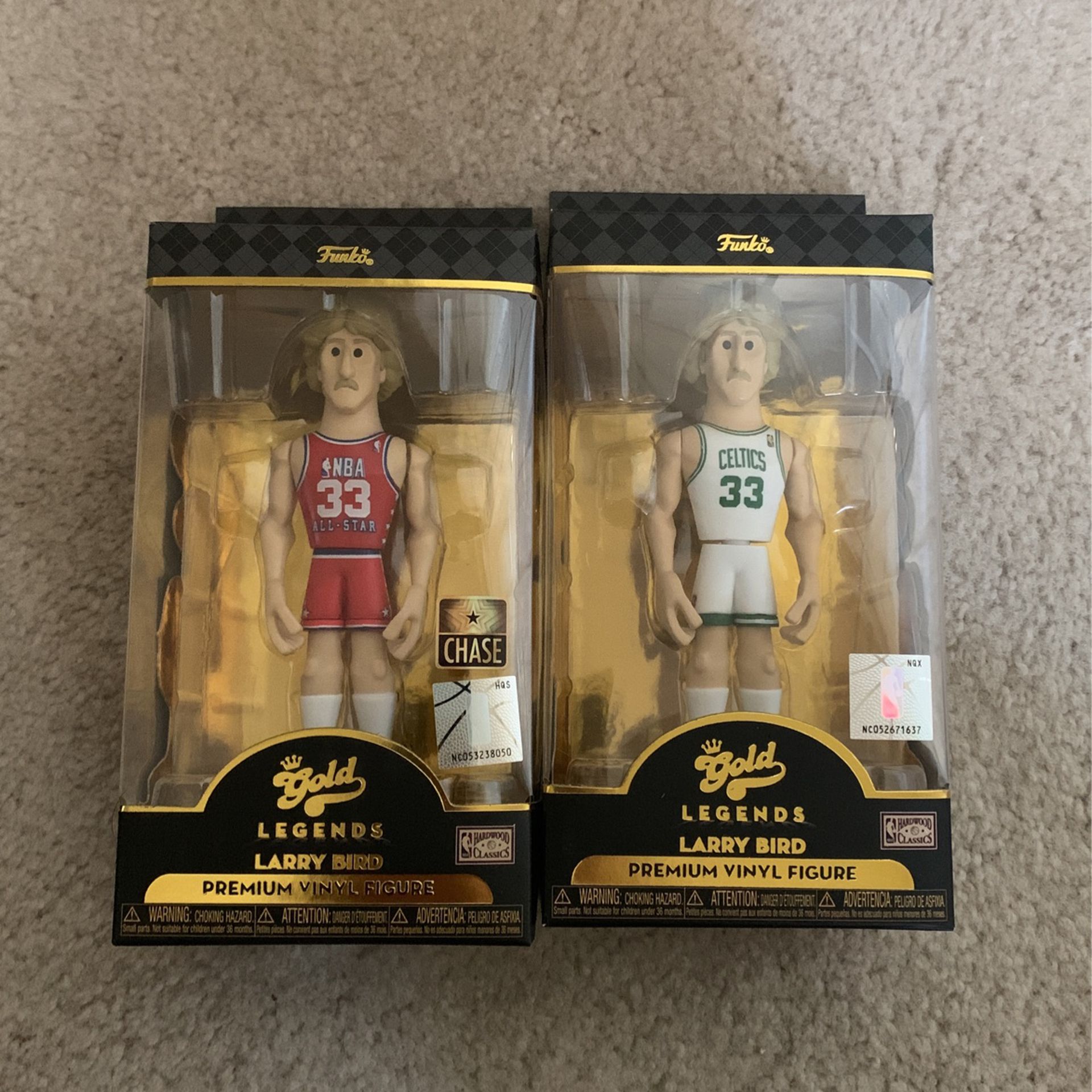 Larry Bird Gold Vinyl Funko Figure With Chase 