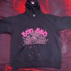 Sp5der Hoodie 555 Pink