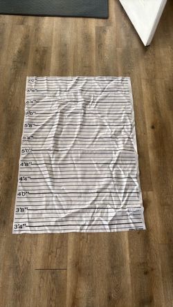 Mugshot Height Chart Photo Backdrop