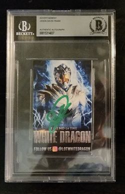 Beckett Jason David Frank Autograph