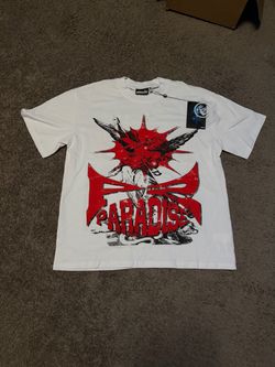 Hellstar Paradise Graphic T-Shirt White