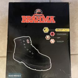 Black Work Boots Size 10.5