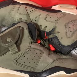 Travis Scott x Air Jordan 6 “British Khaki” or “Olive” 