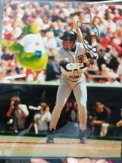 Barry Bonds autographed 8x10