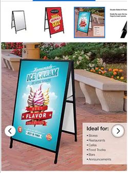 Excello global  products A -frame sign