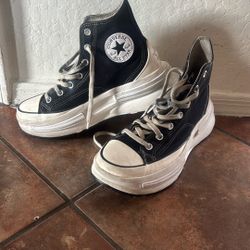 Size 9 High Top With Platform Converse 