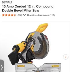 DeWalt compact Mutter Saw