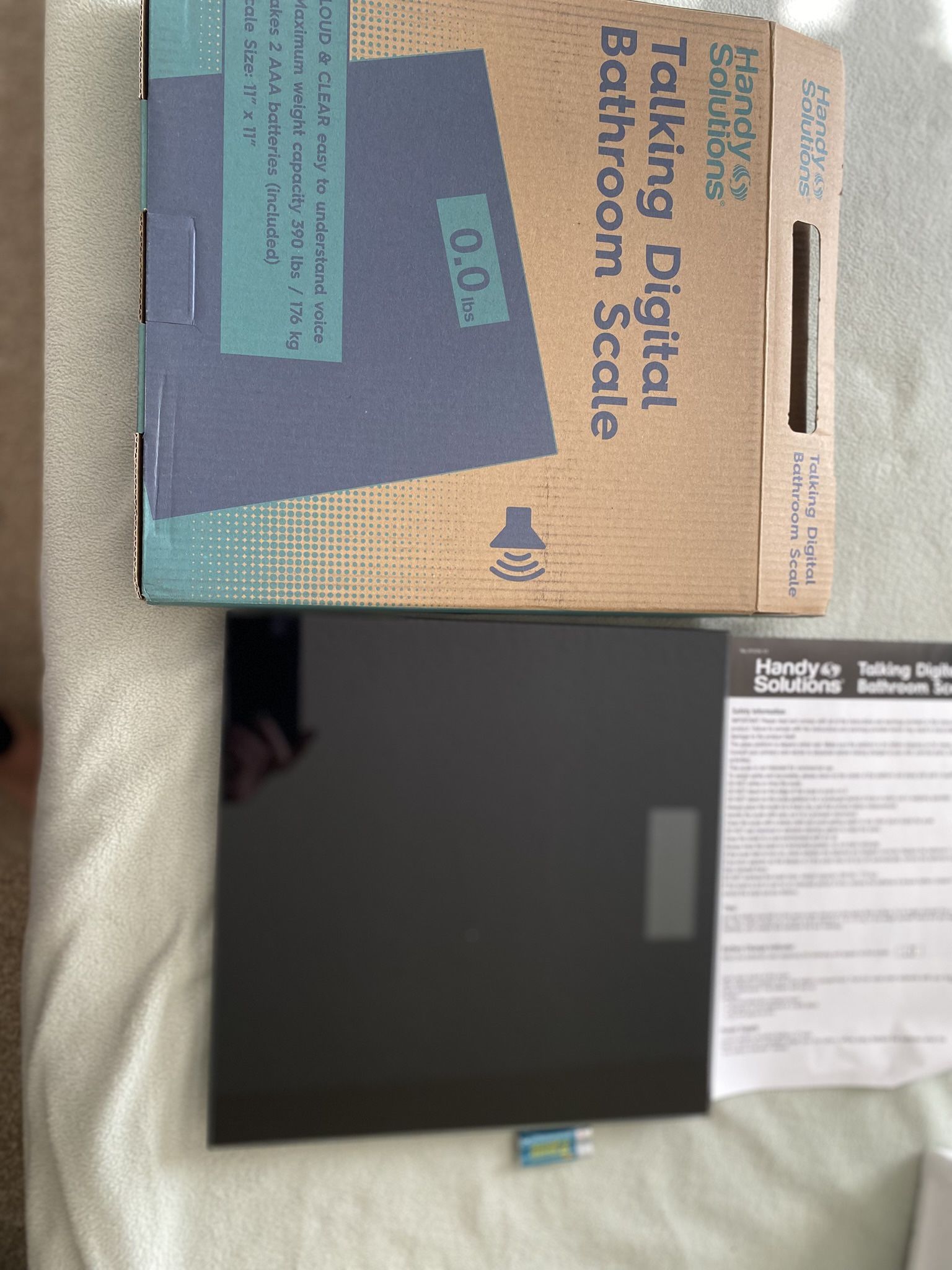 Brand New In Box Digital Talking Bathroom Scale