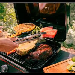 Megamaster 2-Burner Propane Gas Grill in Black