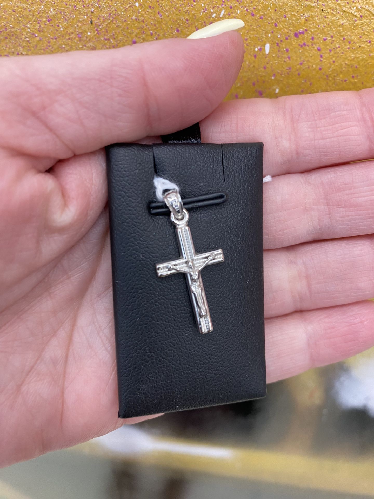 14k CROSS CHARM