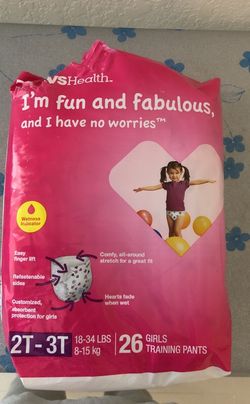 Girls Training Pants Size 2T-3T