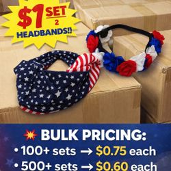 $1 PER SET (2 HEADBANDS!)