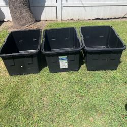 Heavy Duty 27 Galloon Storage Boxes 