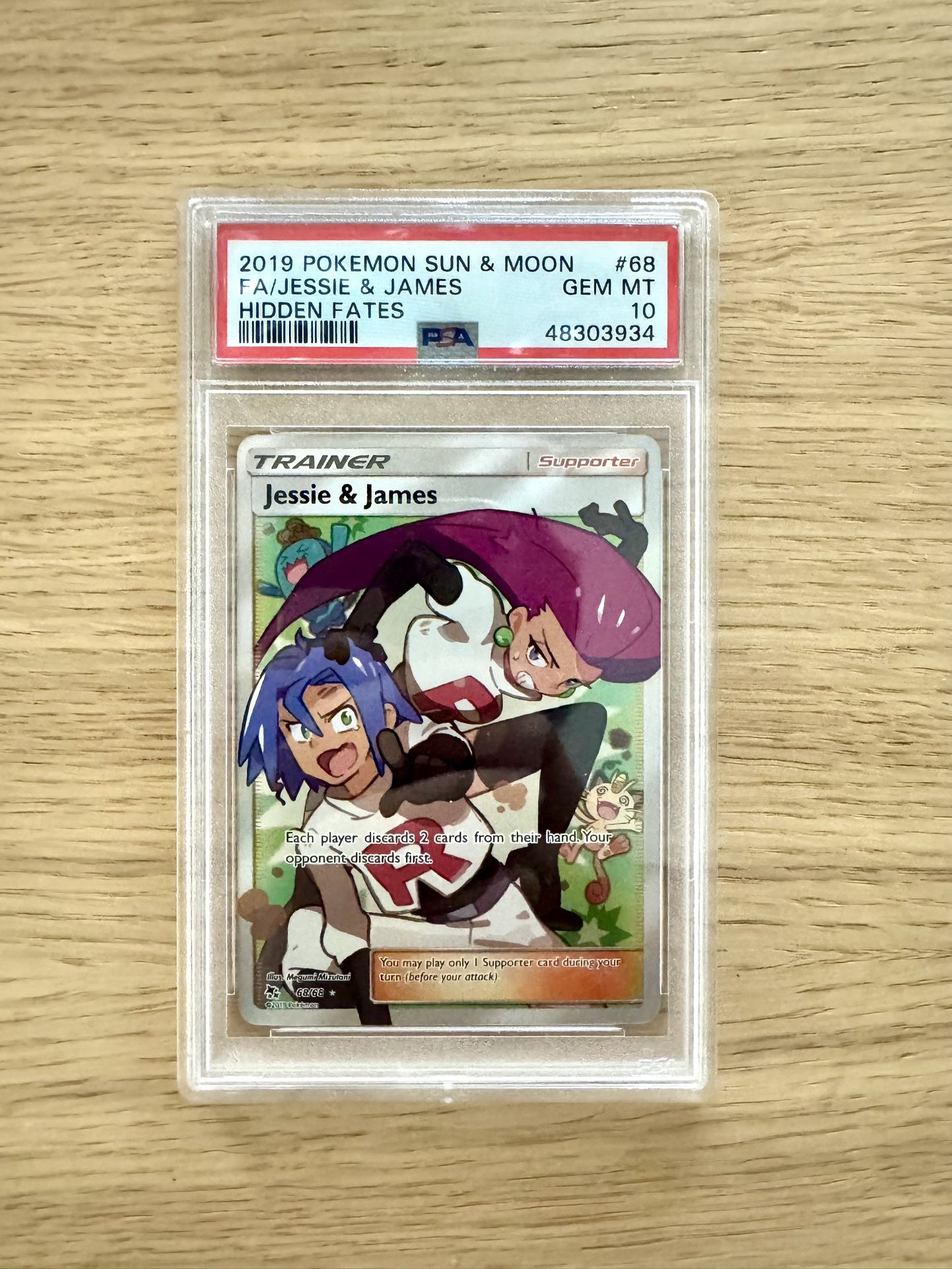 Pokemon Jessie & James Card PSA 10