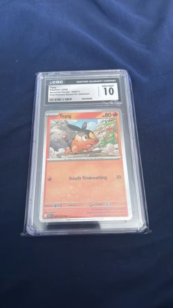 Tepig CGC 10 Gem Mint Pokémon Card