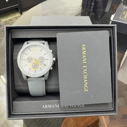 Armani Exchange Chronograph Watch for men, Stainless Steel