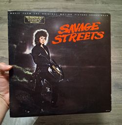 Savage Streets Vintage Original Movie Soundtrack Vinyl Record Linda Blair