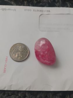 Pink Tumbled Gemstone Crystal