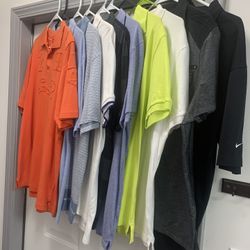 BUNDLE OF (8) POLOS SHIRTS