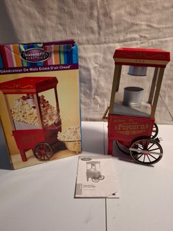 Nostalgia Electrics Vintage Hot Air Popcorn Maker