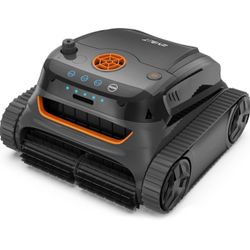 WYBOT S2 Cordless Robotic Pool Cleaner, Smart Navigation Pool Robot Vacuum for Pools up to 3230 Sq.ft, Triple Motors Power Suction, Dual Filtration, L