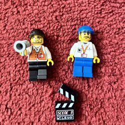 LEGO Director/ Cameraman  Minifigs Camera Movie Studios 1(contact info removed) 1(contact info removed) 1356