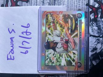 Bowman chrome!  Lot baseball cards