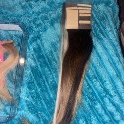 Hair Extensions Tape In - Includes Tape