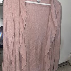 Light Pink Long Cardigan 