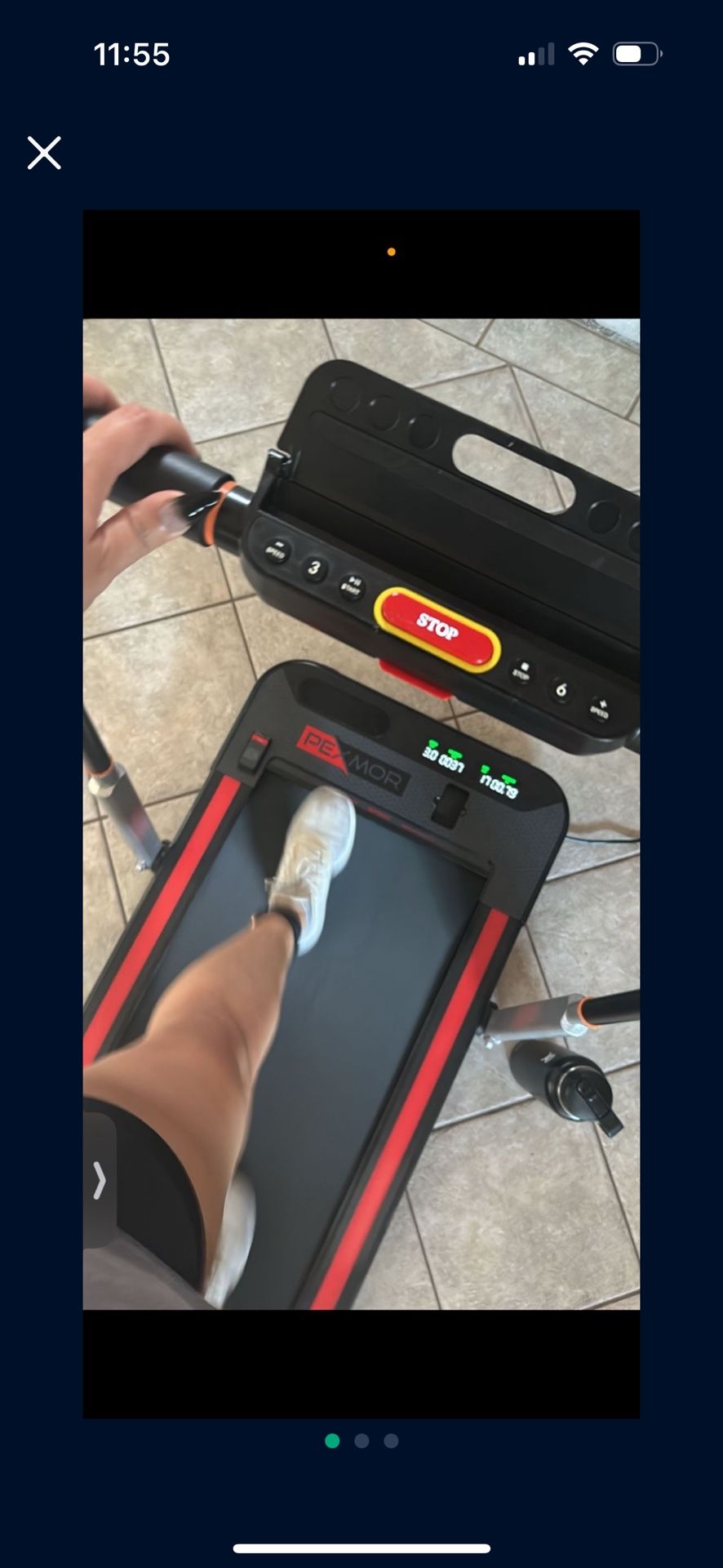 Pexmor brand treadmill