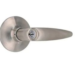 Shield Security Straight Entry Door Lever (Satin Stainless Steel)
