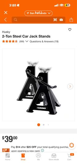 Husky 2 ton jacks