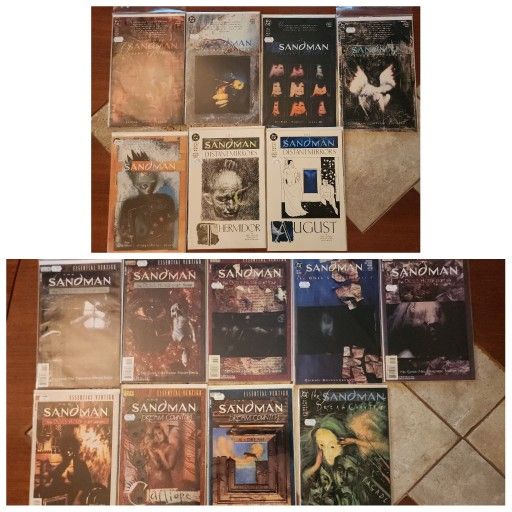 Neil Gaiman Comic/Book Collection With Autograph