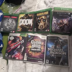 Xbox 1 And Wii Games