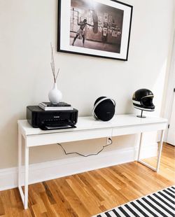 Shelf glass top