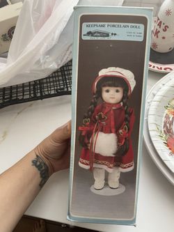 Vintage Christmas Doll