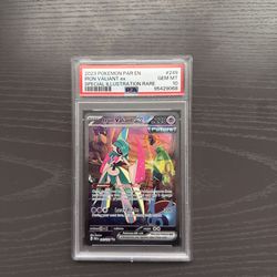 2023 POKEMON PARADOX RIFT #249 IRON VALIANT EX PSA 10
