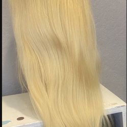 Blonde 26” Lace Wig Human Hair