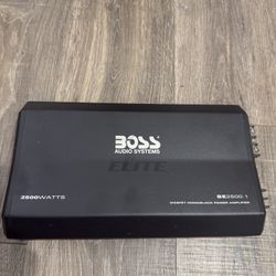 BOSS Audio System  BE2500. 1  Color Black.  Size 7x12 Inch 
