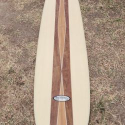 9 Ft Wood Grain Surfboard Great For Display