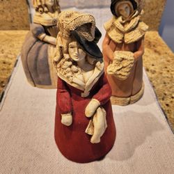 Vintage Marty Brand Lady Bell Figurines 