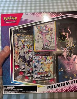 Pokemon cards prismatic evolutions premium pin box