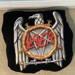 Supreme x Slayer Hoodie Black size large fits smaller used rare