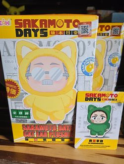 EAKI Sakamoto Days Cat Ear Plushies