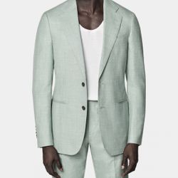 SELL TODAY - Men’s BRAND NEW SUITSUPPLY Mid Green Havana Suit Sz 40S