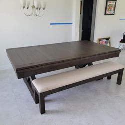 Rustic Dining Pool Table 