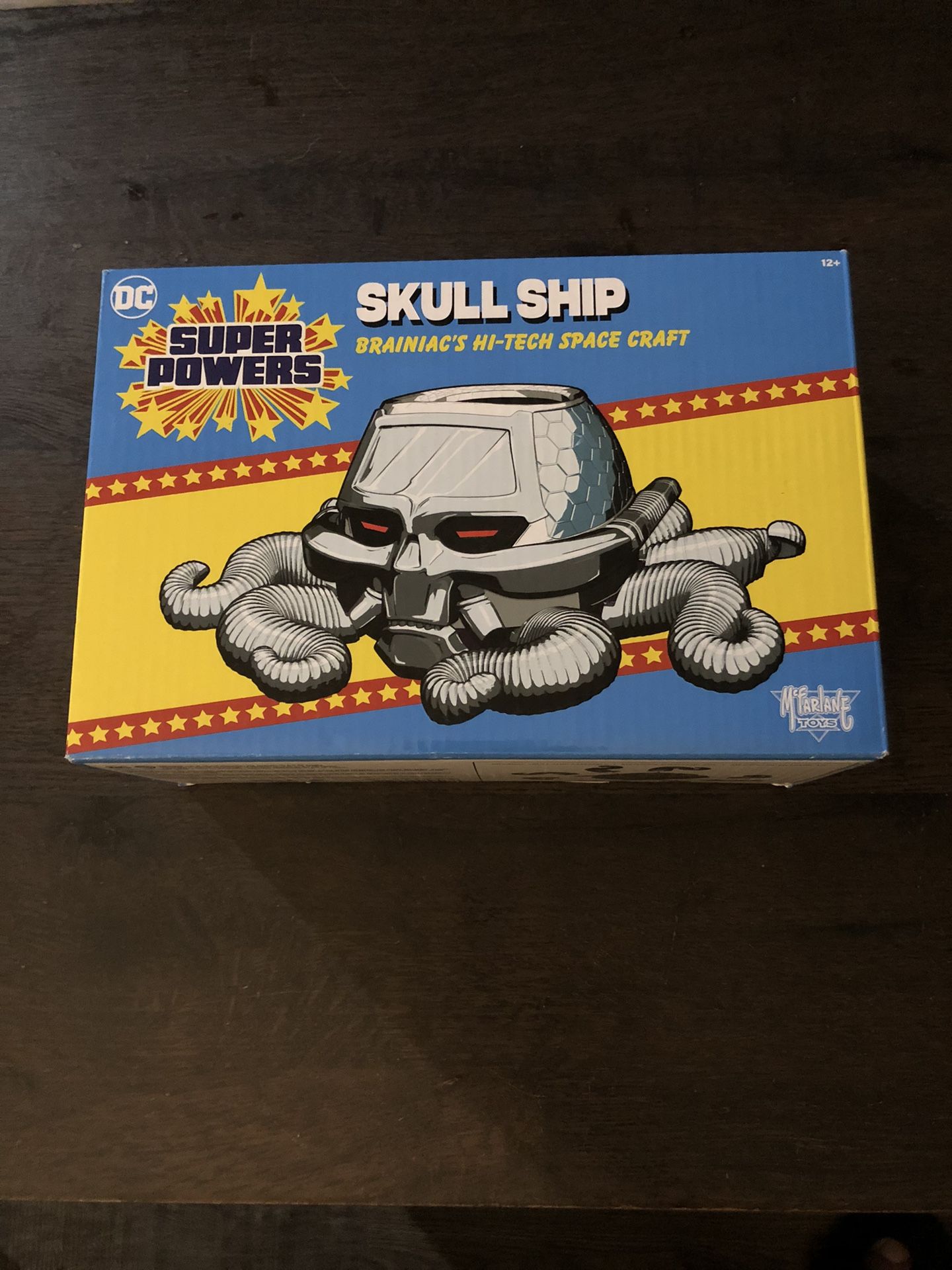 DC Super Powers Skull Ship: Brainiac's Hi-Tech Space Craft Vehicle -New Sealed-