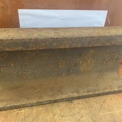 Steel Railroad Rail Track Anvil Blacksmith 50lbs. 15” X 6” 